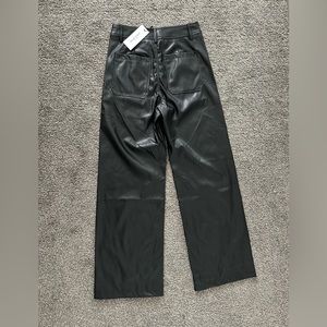 Vegan leather pants